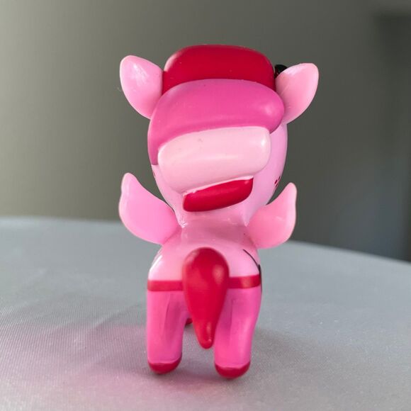 Tokidoki Neon Star Pink Magenta Cherries Unicorno Vinyl Collectible Figure - Picture 5 of 5